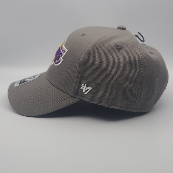 47 Brand - "MVP" Model, NBA Los Angeles LAKERS Adjustable Cap - Picture 4 of 12